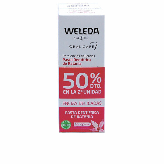 Зубная паста для чувствительных десен Weleda Oral Care 2 x 75 ml Ратания