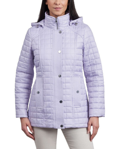 Women's Hooded Quilted Water-Resistant Coat