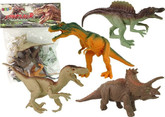 Figurka LeanToys Zestaw Figurek Dinozaury Park Zwierzęta 4 Szt.