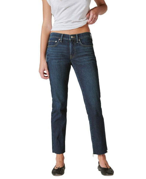 Women's Sweet Crop Straight-Leg Jeans