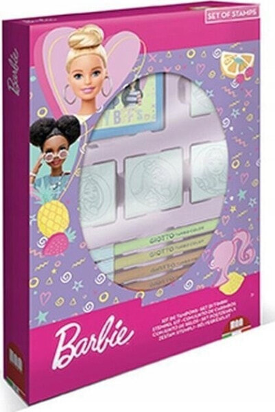 Multiprint MULTIPRINT BARBIE PIECZĄTKI BOX 4 SZT