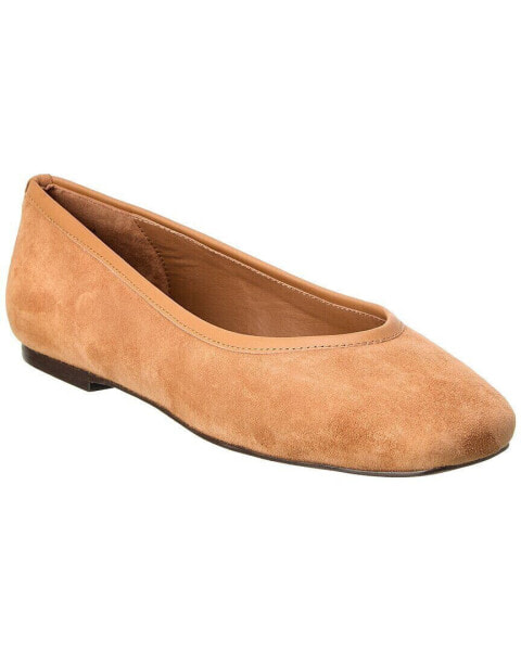 Seychelles Millie Suede Ballet Flat Women's Brown 6