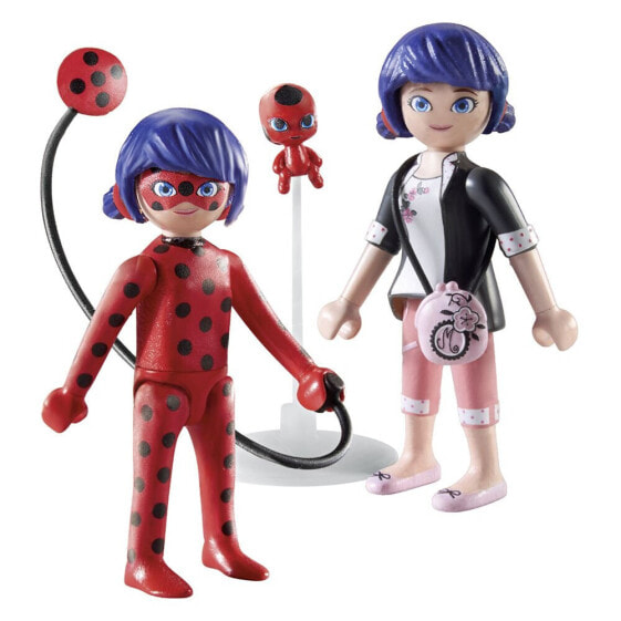 PLAYMOBIL Miraculous: Marinette & Ladybug Construction Game