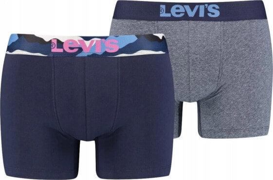 Levi`s Levi's Boxer 2 Pairs Briefs 37149-0591 Granatowe M