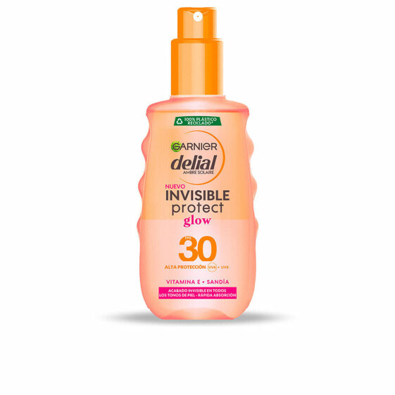 Защитный спрей от солнца Garnier Invisible Protect Glow Spf 30 150 ml