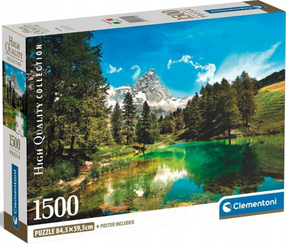 Clementoni Puzzle 1500 elementów Compact Blue Lake