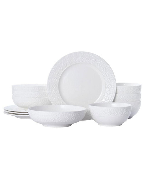 Haisley 12 Pc. Dinnerware Set, Service for 4