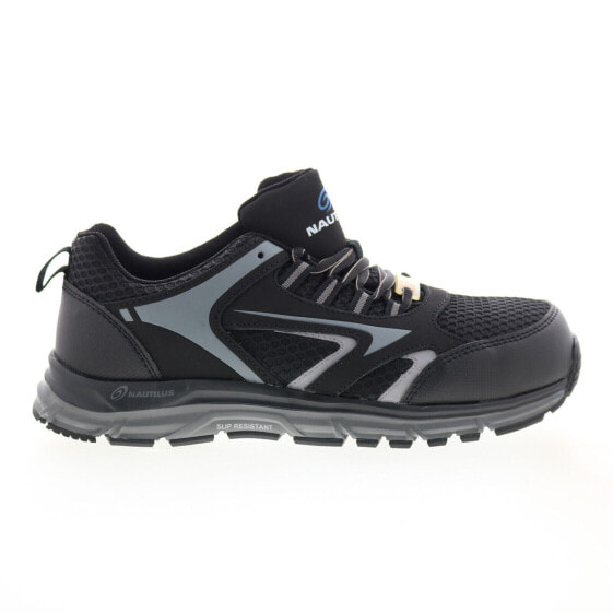 Nautilus Tempest Alloy Toe SD10 N1570 Mens Black Wide Athletic Work Shoes