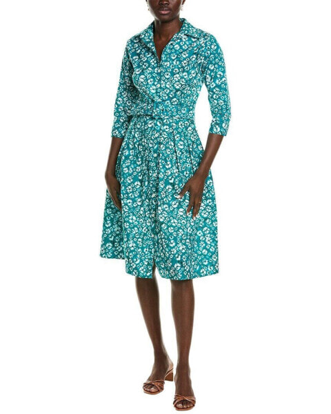 Samantha Sung Audrey 1 Shirtdress Women's Blue 4