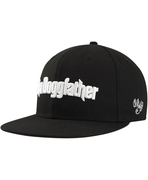 Men's Black Death Row Records Doggfather Fitted Hat