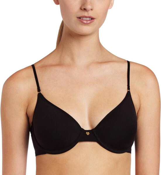 Natori 169118 Womens Understated Contour Underwire T-Shirt Bra Black Size 30B