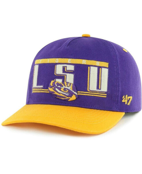 Men's Purple LSU Tigers Double Header Hitch Adjustable Hat