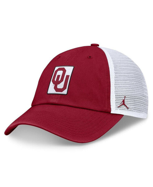 Men's Crimson/White Oklahoma Sooners Primetime Club Trucker Adjustable Hat