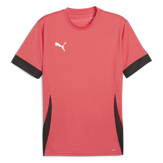 Puma Individual Padel Crew Neck Short Sleeve Soccer Jersey Mens Red 65924724