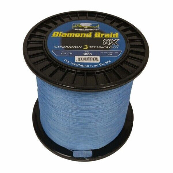 Momoi Diamond Braid Generation III Fishing Line 8X - Blue - 70lb - 300 yards