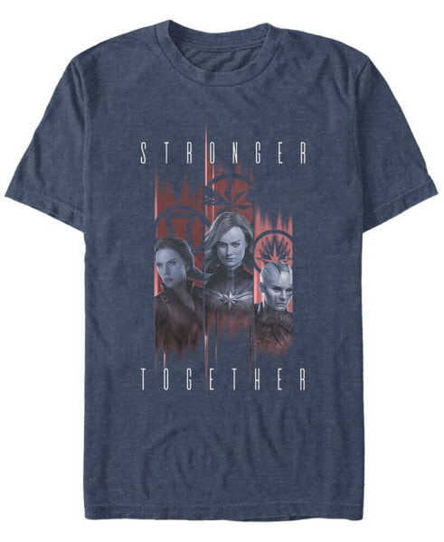 Marvel Men's Avengers Endgame Stronger Together Panel Portraits, Short Sleeve T-shirt