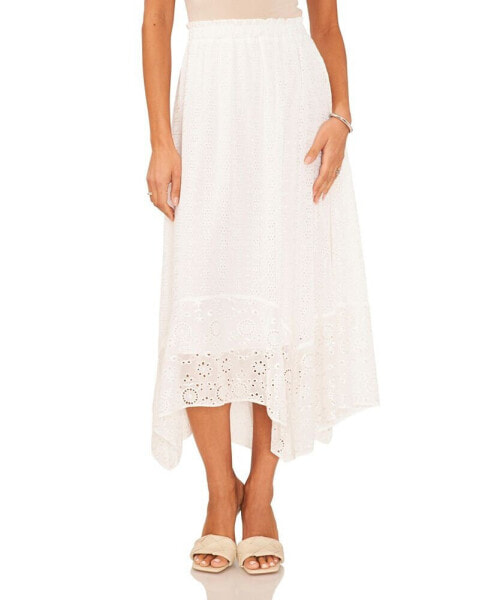 Юбка 1State Smocked Waistband Lace Midi