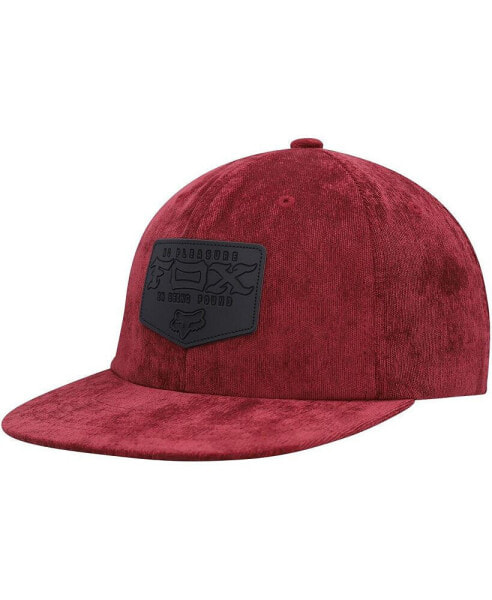 Men's Maroon Fixated Snapback Hat