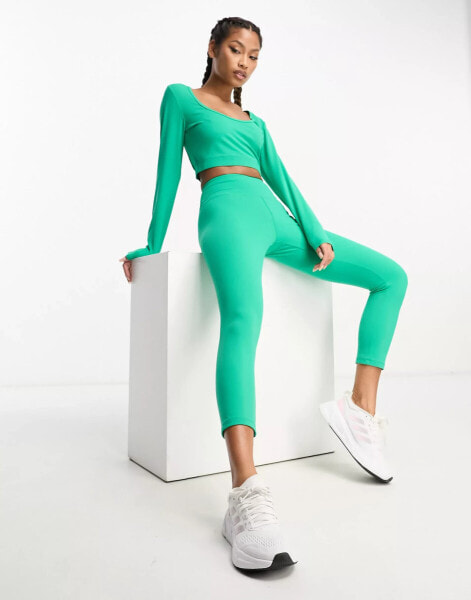 HIIT 7/8th leggings in green