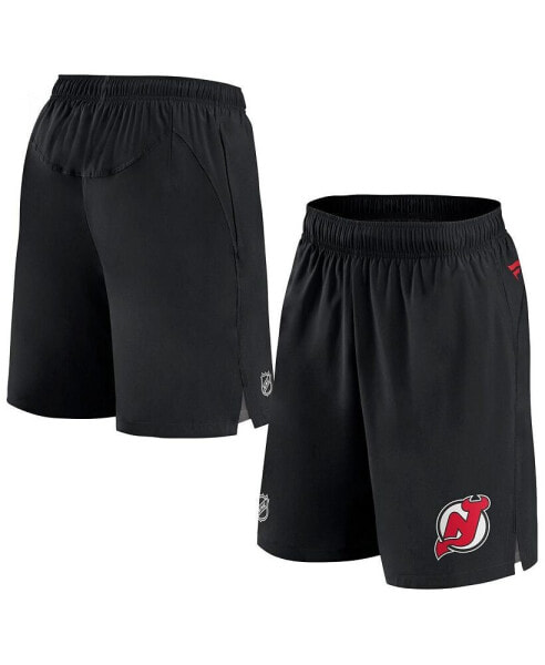 Men's Black New Jersey Devils Authentic Pro Rink Shorts