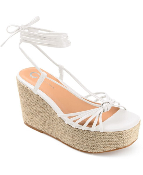 Women's Catalinn Tie-Up Espadrille Wedge Sandals