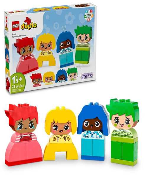 DUPLO My First Big Feelings Emotions Interactive Toy 10415, 23 Pieces