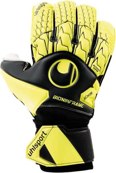 Uhlsport Absolutgrip Bionik Goalkeeper Gloves Size 11 Black/Fluo