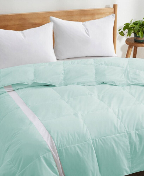 75% Down 25% Feather Comforter, Full/Queen