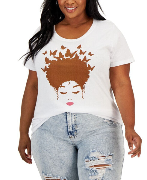 Trendy Plus Size Graphic-Print T-Shirt