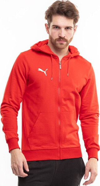 Puma Bluza męska Puma Team Goal Casuals Hooded czerwona 658595 01 XL