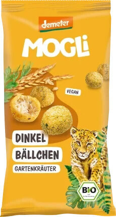 Kindersnack Dinkel Bällchen Gartenkräuter, 40 g