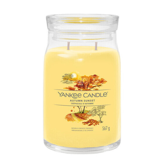 Aromatic candle Signature glass large Autumn Sunset 567 g