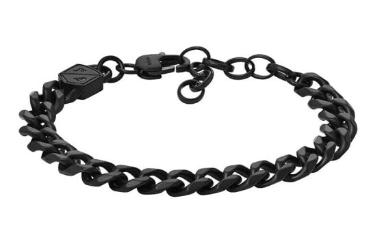 Modern black steel bracelet Ellis JF04634001