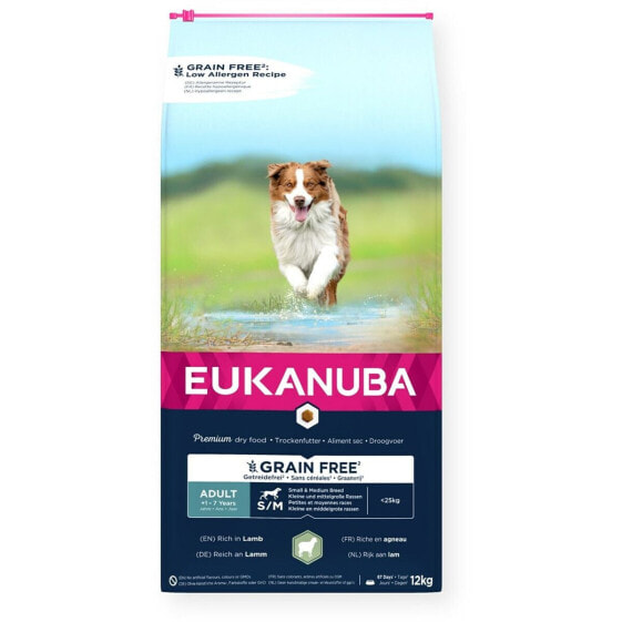 Фураж Eukanuba Grain Free Adult Мясо ягненка 12 kg