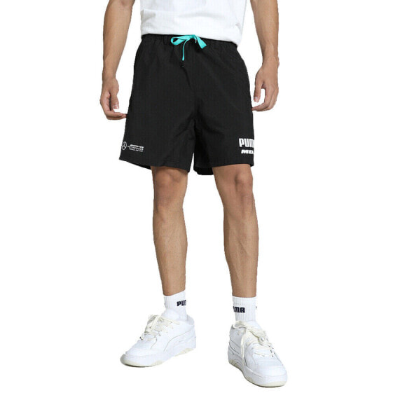 Puma Mapf1 X Mdj Woven Shorts Mens Black Casual Athletic Bottoms 62783601