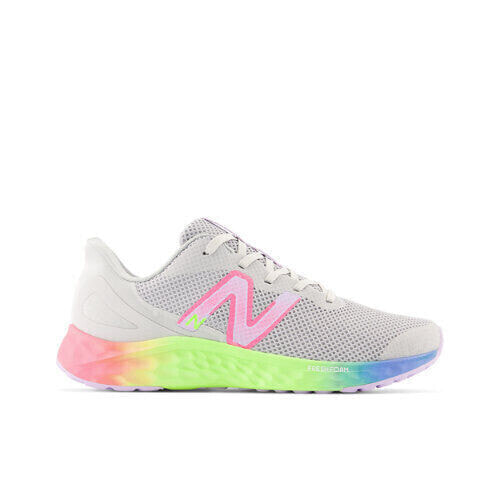 New Balance Kids' Fresh Foam Arishi v4 Grey/Purple/Pink/Green Size 5.5 W