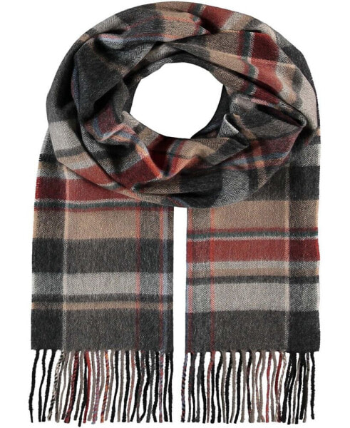 Men's Cashmere Large Plaid Scarf