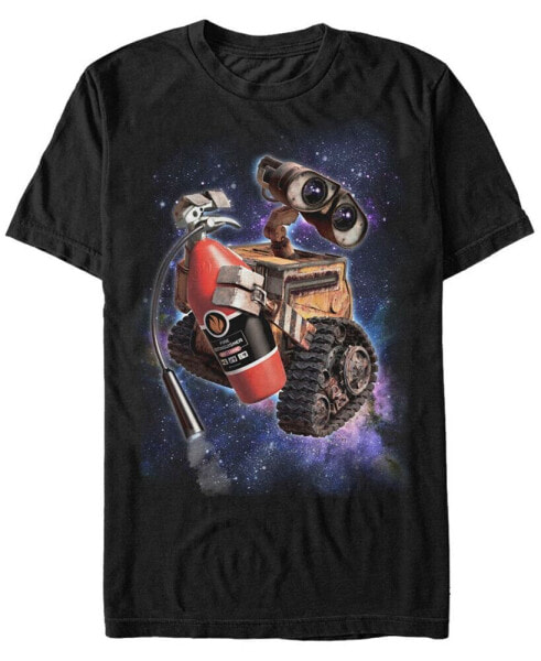 Disney Pixar Men’s Wall-E Fire Extinguisher Space Portrait Short Sleeve T-Shirt