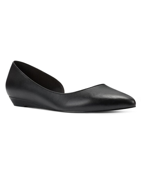 Women's Saige D'orsay Pointy Toe Slip-on Flats