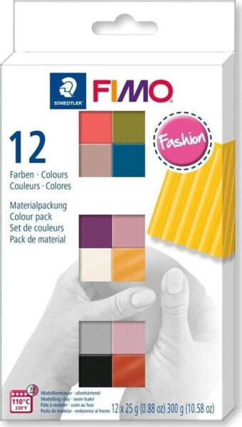 Staedtler Fimo Soft 12x25g kolory Fashion