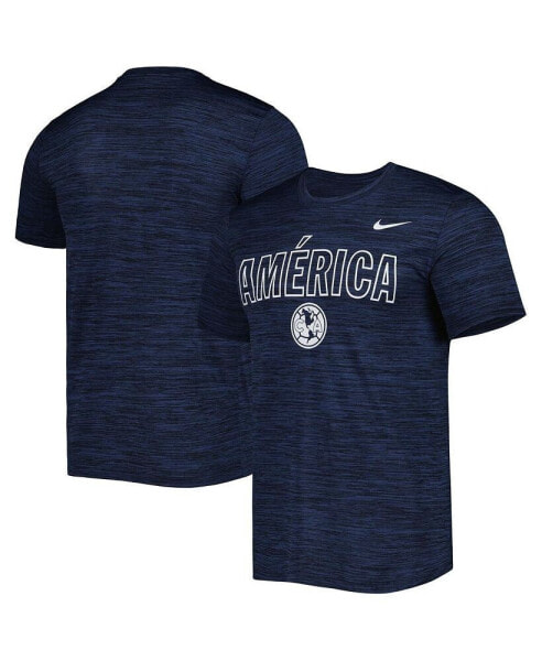 Men's Navy Club America Lockup Velocity Legend Performance T-shirt