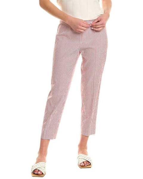 Piazza Sempione Audrey Seersucker Pant Women's Red 44