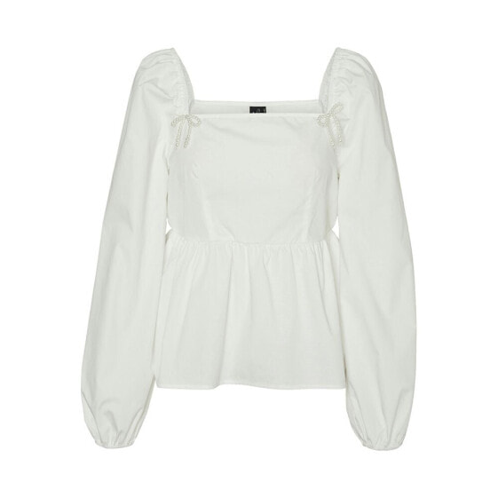 VERO MODA Bow Long Sleeve Blouse