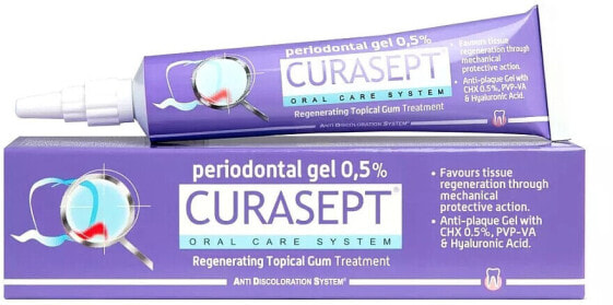 Parodontalgel mit Chlorhexidin 0,5 % und Hyaluronsäure