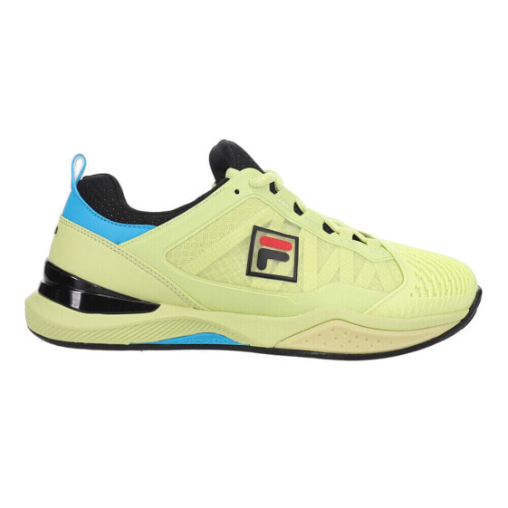 Fila Speedserve Energized Tennis Mens Yellow Sneakers Athletic Shoes 1TM01778-3