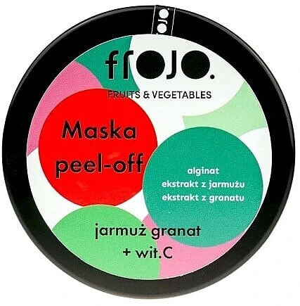 Gesichtsmaske Granatapfel und Kohl