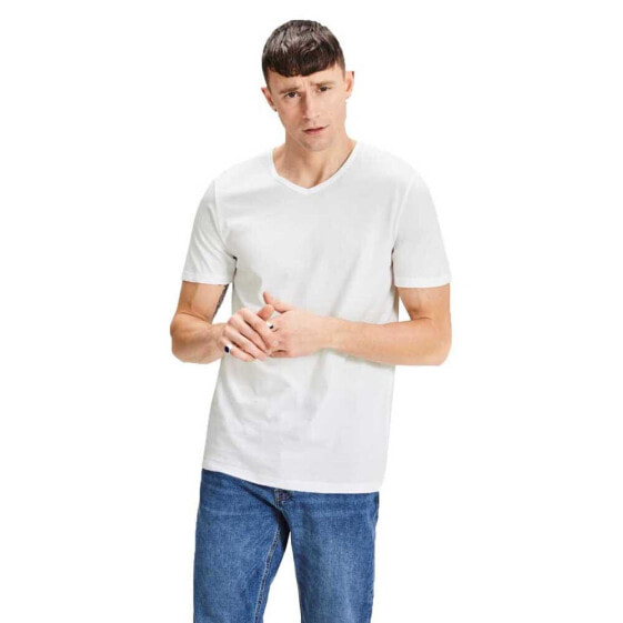 JACK & JONES Jacbasic V-Neck 2 Units short sleeve T-shirt