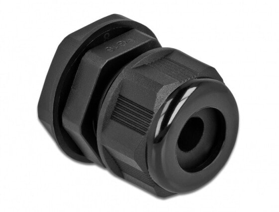 Delock 60365 - Black - Plastic - 2 pc(s) - PG16 - 9 mm - IP68