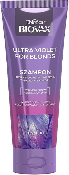 Tonisierendes Shampoo mit Hyaluronsäure für blondes und graues Haar