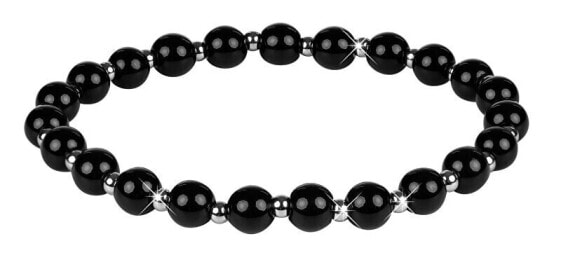 Браслет Troli Beaded Onyx Bracelet